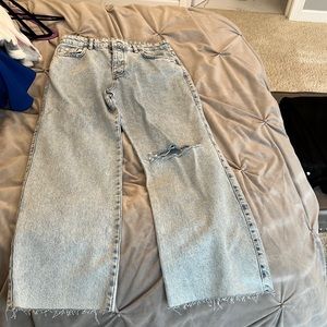 Zara boyfriend high waisted jeans